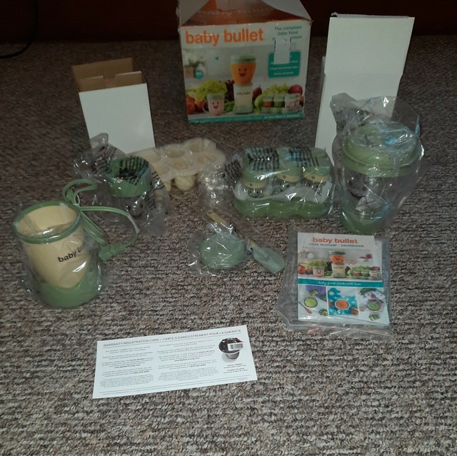 Magic Bullet Baby Bullet Baby Food Making System Set Blender eBay