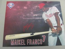Maikel Franco Philadelphia Phillies Signed 11x14 Photo COA Proof 2