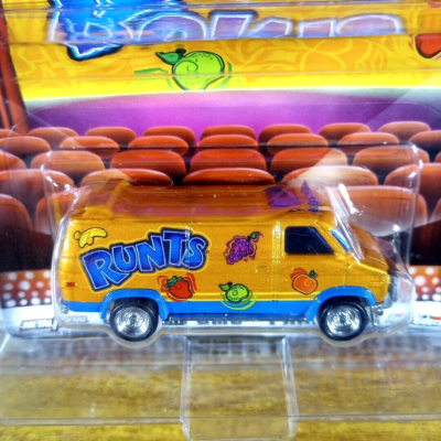 Hot Wheels Premium Pop Culture Nestle Runts Custom GMC Panel Van