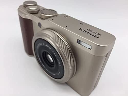 FUJIFILM Digital Camera XF10 Champagne Gold XF10-G 4K FUJIFILM Digital Camera XF10 Champagne Gold XF10-G 4K
