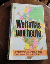 Antiker Weltatlas v. heute/7.Auflage/72 Seiten+Namensverz,alle Länder/BuZ-Verlag
