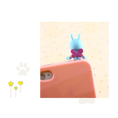 4pcs 3.5mm Anti Dust Plug Cartoon Mixed Pattern headphone plug - 第 12/12 張圖片