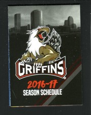 2016-17 Grand Rapids Griffins Pocket Schedule Bud Light AHL Red Wings