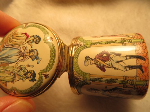 HALCYON DAYS SMALTO The Metropolitan Opera Trinket Box 1982 Verdi - Foto 8 di 14