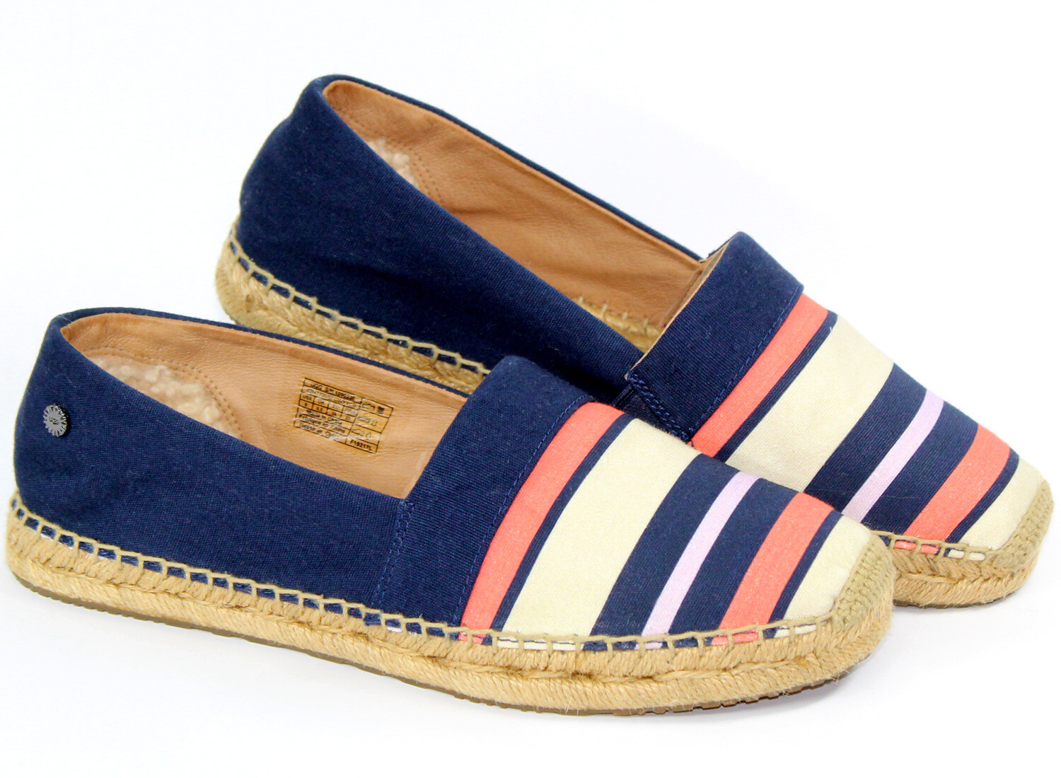 UGG Australia RENADA RENEDA Stripe Navy Sandrinne Espadrilles 36 - 37 - 40 SALE 6690₽