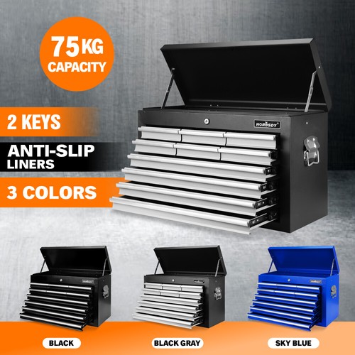 HORUSDY 5-17 Drawers Tool Box Chest Cabinet Trolley Toolbox Garage Storage Boxes - Picture 12 of 14