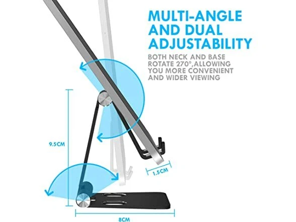 Aduro U-Rise Acero XL Plegable Aluminio Escritorio Tableta Soporte Montaje ROSA Foto 2 de 4