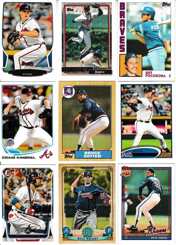 ⚾ Huge 250 + different BRAVES card lot vintage 1950 - 2024 Aaron Albies Olson - Picture 13 of 14