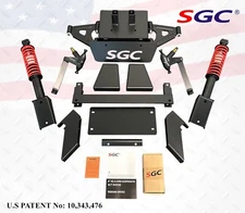 SGC 6" HD Coil-Over Shocks A-Arm Lift Kit for YAMAHA DRIVE2 ELECTRIC Golf Cart