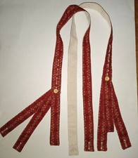 Civil War Handsewn Suspender TALL Confederate Union RUST TAN Cotton