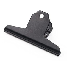 Large Bull Paper Clips - 10 PCS Metal Binder Clips for Home 4 Inch Black