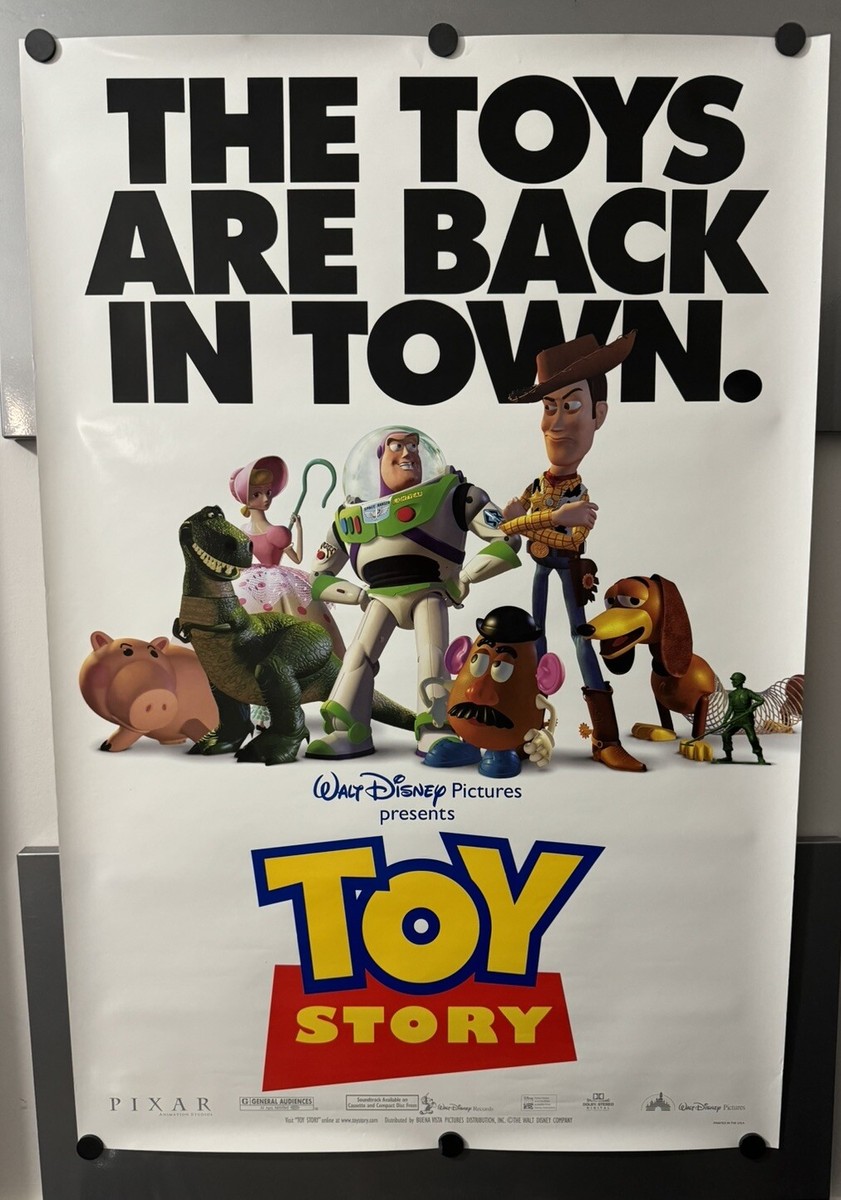 TOY STORY Guaranteed Original One Sheet Movie Poster - 1995