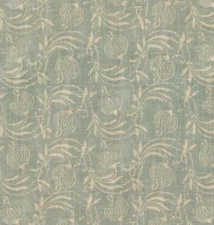 GP & J BAKER CURTAIN FABRIC 'POMEGRANATE - AQUA' 2 METRES COROMANDEL SMALL