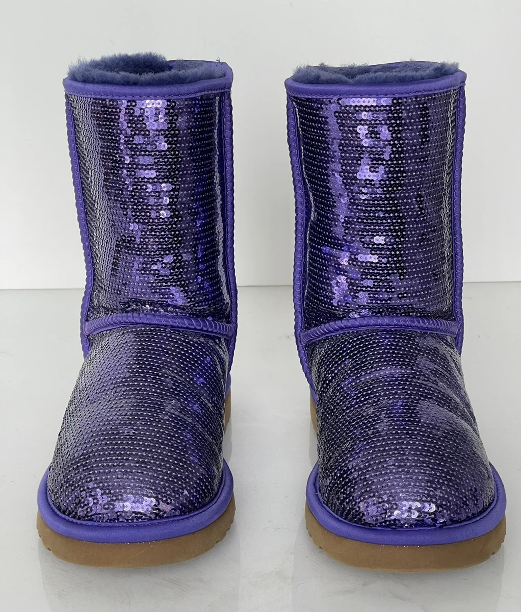 Purple sequin sales ugg boots
