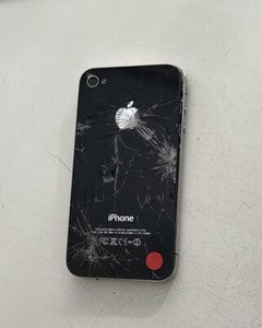 Apple iPhone 4 16GB schwarz Black Ungeprüft Teilespender Glasbruch Platine Ok