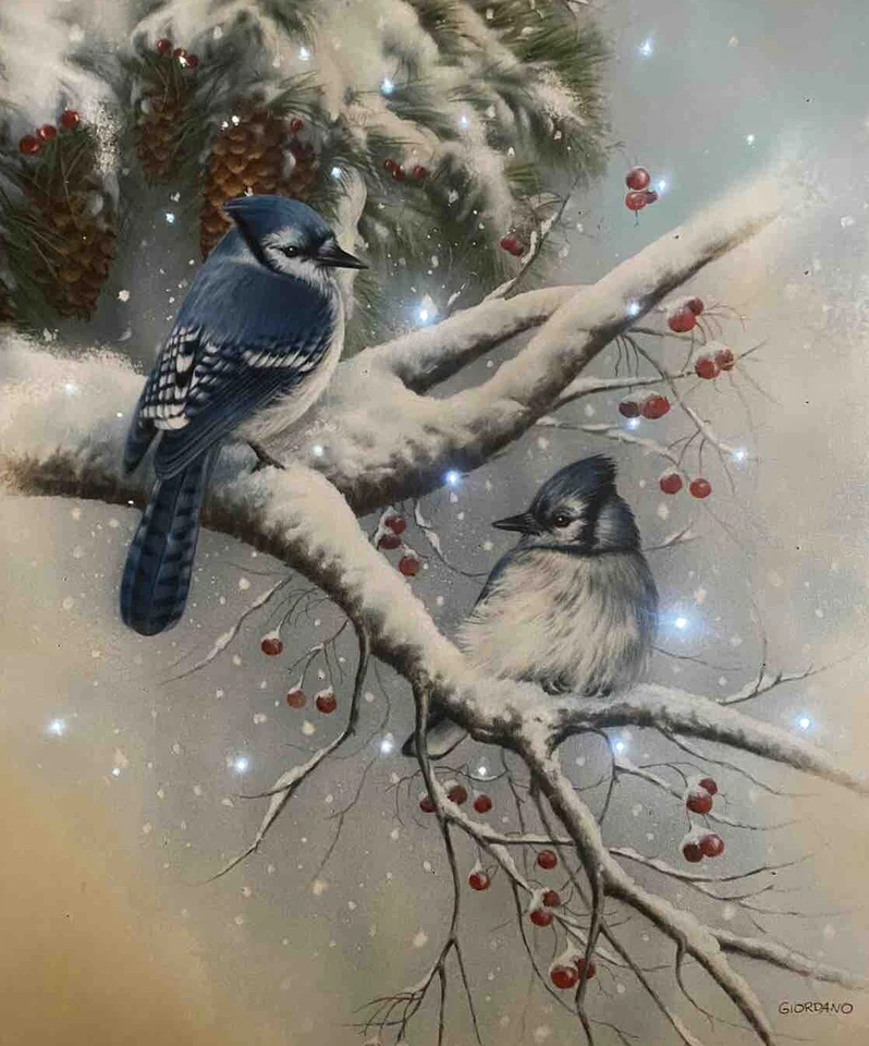Lighted Canvas 17" x 14" - Blue Jays By GIORDANO - Image 2 of 4