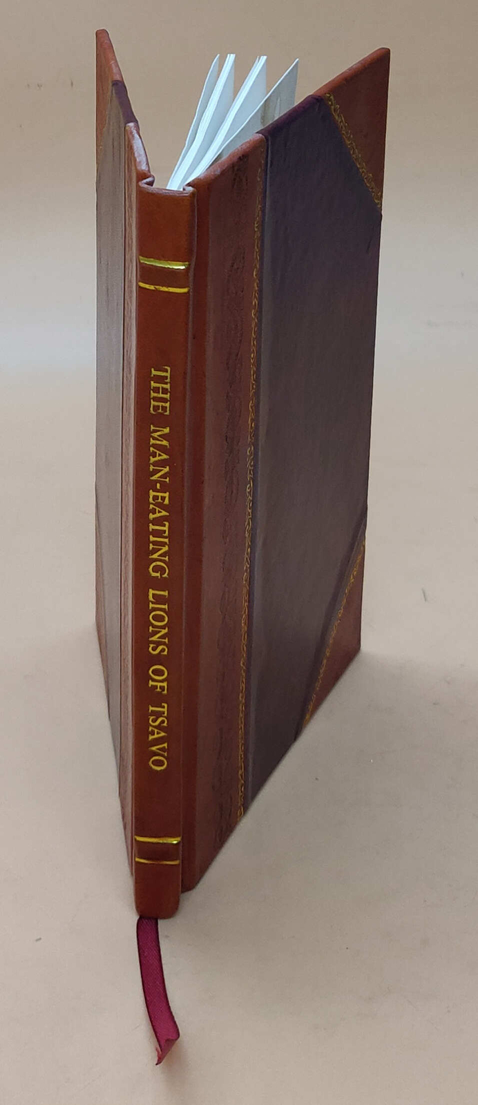 Man-Eating Lions of Tsavo Leather Bound Fieldiana Popular Series Edition
