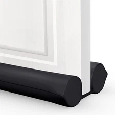 Door Draft Stopper 30'' to 36'' Under Door Gap Filler Draft Blocker Windproof...