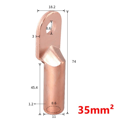 Crimp Ring Terminal 10-300mm² Wire Cable Lug Tinned Copper Electrical Connector - Picture 13 of 21