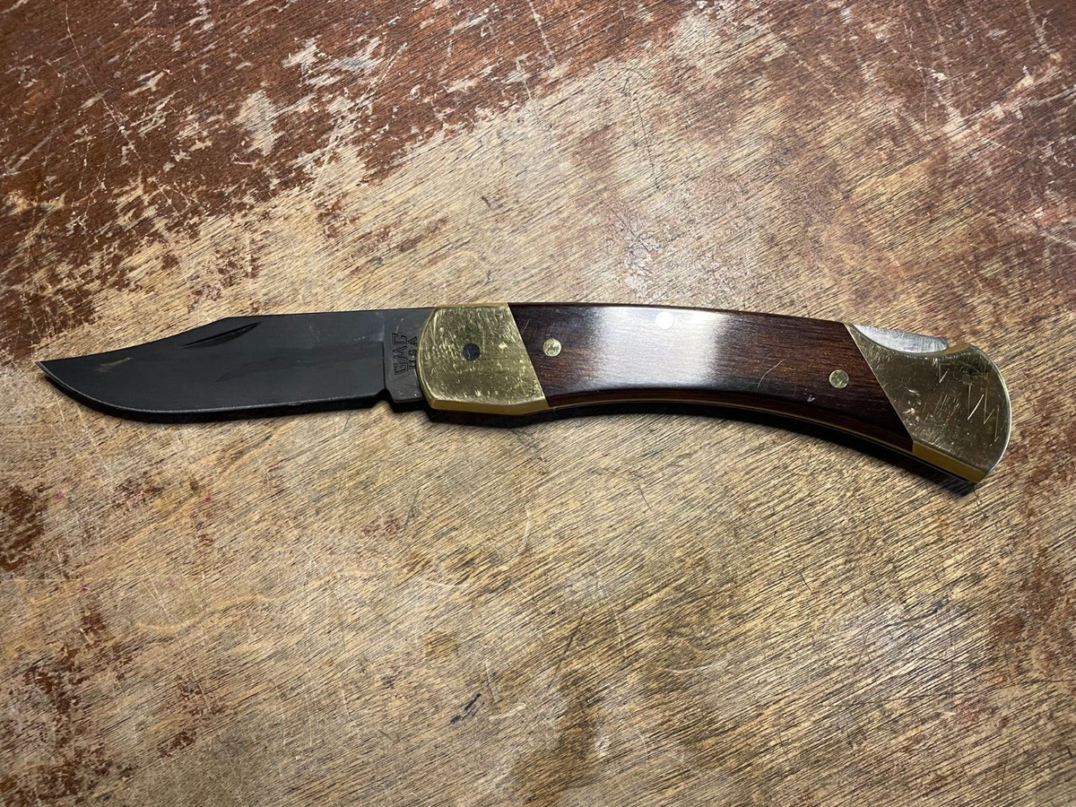 Rare Schrade GMC Prototype LB7 Knife Aluminum Oxide Powder Rare Schrade GMC Prototype LB7 Knife Aluminum Oxide Powder