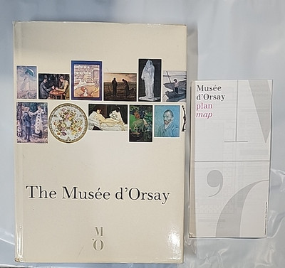 The Musee d'Orsay + Plan Map Illustrated Museum Hardback w/Jacket (1987)