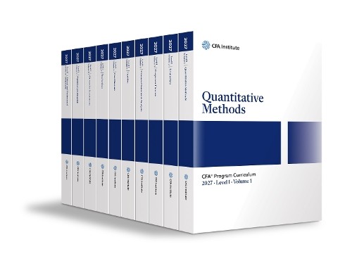 2027 CFA Program Curriculum, Level I Box Set by  CFA Institute - 9798895590263