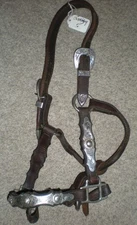 VINTAGE Western Sterling Silver Overlaid Show Halter Small Weanling