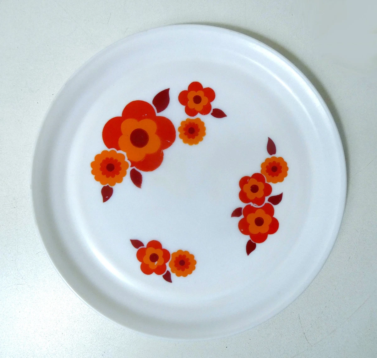 SALADIER PLAT ARCOPAL Fleurs De Lotus Vintage EUR 20,00 - FR