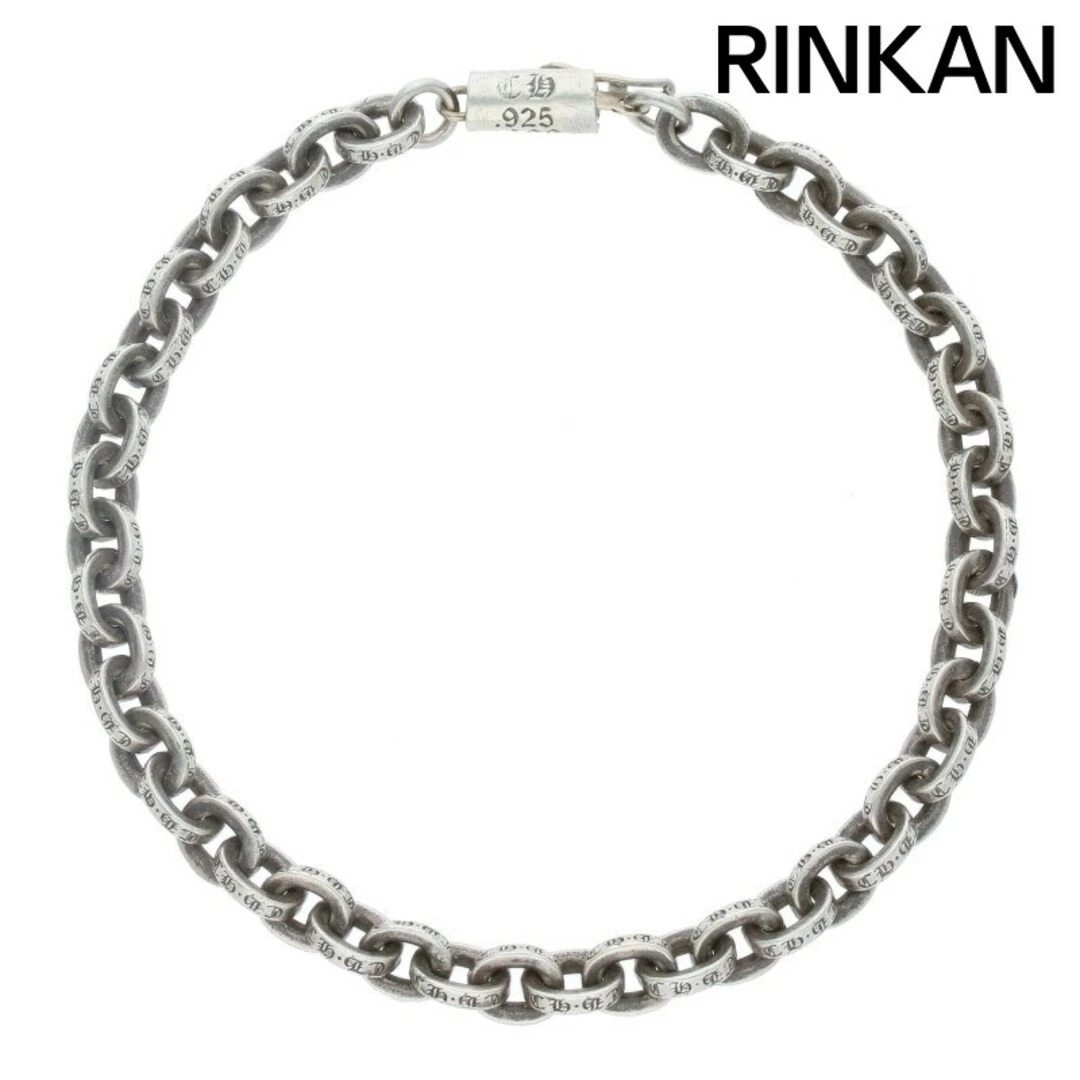 CHROME HEARTS Bracciale uomo argento catena carta cuori cromati 7 pollici usatof6401c9e7abcb447