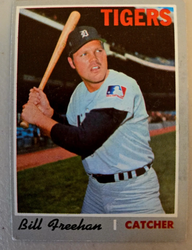 Lote de 9 tarjetas vintage Topps DETROIT TIGERS 1970, BILL FREEHAN, DENNY McLAIN Foto 4 de 4