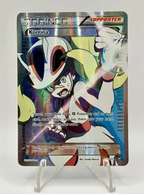 Pokemon Korrina Supporter Trainer Full Art XY Furios Fists 2014 111/111 Card - Image 1 of 4