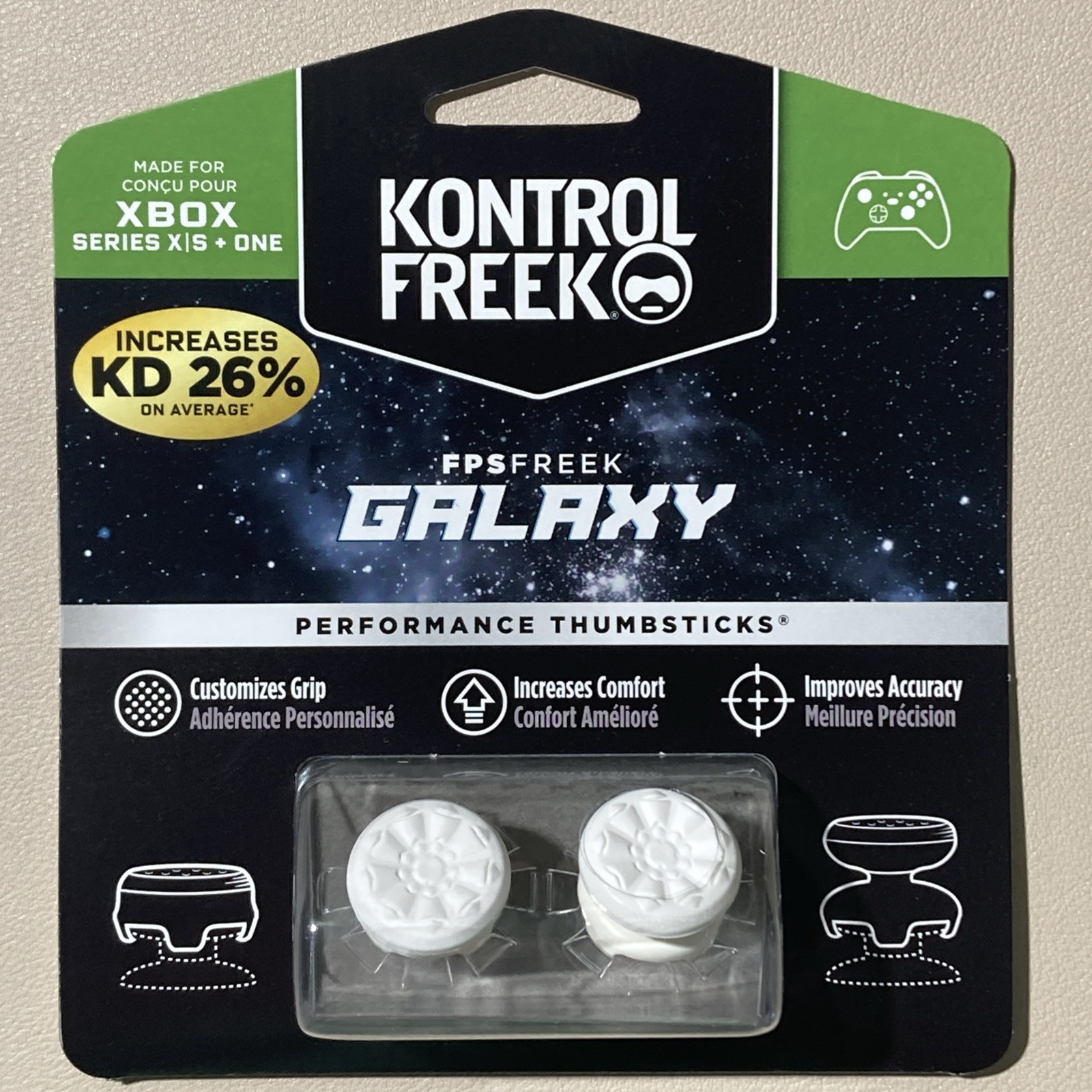Kontrol Freek FPS Freek Galaxy Performance Thumbsticks XBOX X/S / One White New