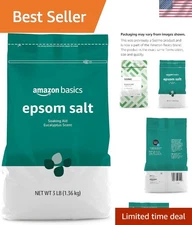 Eucalyptus Scented Epsom Salt 48 oz - Invigorating Soaking Aid for Baths