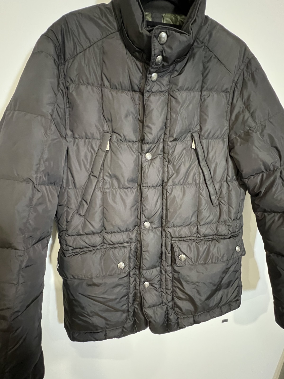 Massimo Dutti Down Jacket Medium M Black Feather … - image 4