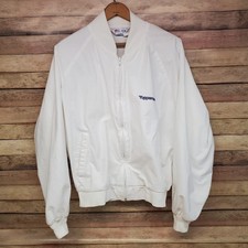 Vintage Tupperware Jacket White Tupperware Sales 1980s Light Stains