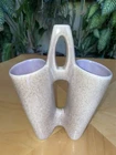 Mid Century Modern 1950’s Red Wing Double Vase #B1428 Belle Kogan? Rare Tan Spec