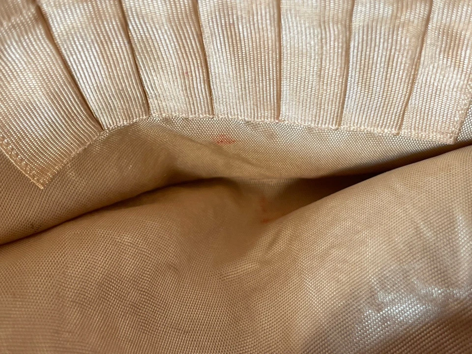 Cartera de noche vintage Petit Point tapiz floral con cadena, hecha en Alemania #004 Foto 4 de 4