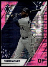 2022 Panini Chronicles #25 Yordan Alvarez Phoenix Pink Pulsar