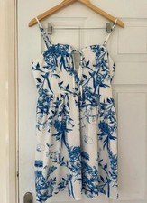 Unbranded Blue and White Floral Dress