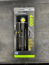 LuxPro XP711 4400 Lumen Rechargeable Flashlight with LCD Life Display