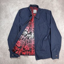 Y2K Volcom Skateboarding Harrington Black Jac...