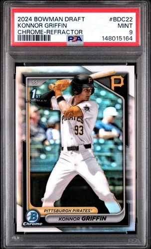 2024 Bowman Draft - Chrome Konnor Griffin #BDC-22 Refractor (RC) PSA 9