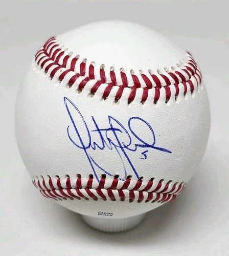 Santiago Espinal Signed Autographed Rawlings Official League Baseball DODGERS A7
