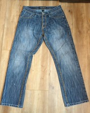 Vtg SouthPole Jeans 34 Men's Premium Blue Wide Leg Y2K Hip Hop Streetwear Baggy