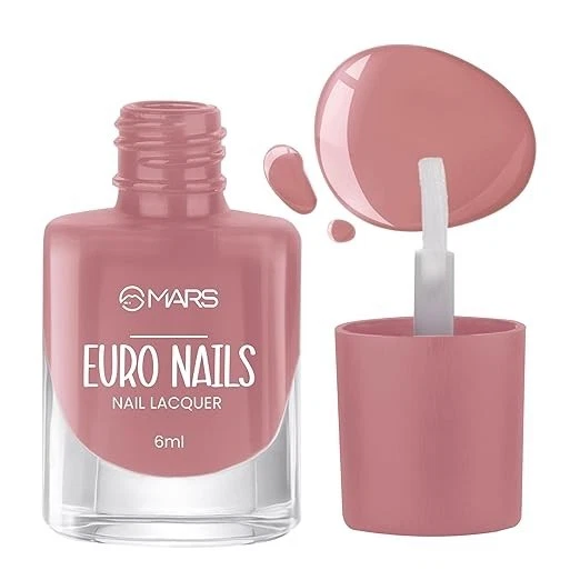 MARS EURO Nail Lacquer | Glossy Gel Finish | Rich Pigmentation | Chip Free | Qui