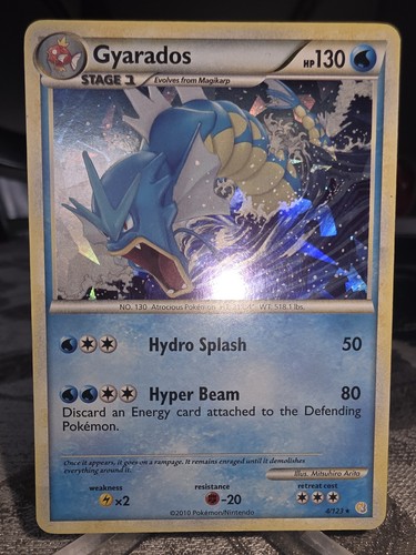 Gyarados (4/123) (Cracked Ice Holo) [HeartGold & SoulSilver: Base Set] Lightly