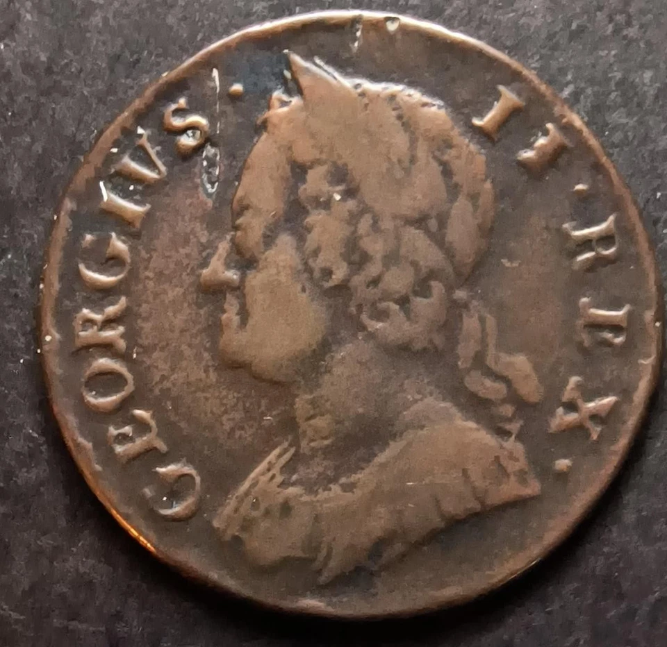 GREAT BRITAIN George II Pair of Halfpennies 1749 & 1752 - Image 3 of 4