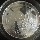 Silver 5 Troy Oz 999 Apollo 11 50th Ann 2019 Proof Mint Box Coa
