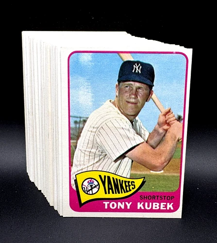1965 TOPPS BASEBALL "HIGH GRADE STARTER LOT OF 60" SOME STARS/COMMONS/SEE PICS!
