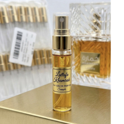 Lattafa Khamrah Eau de Parfum Sample Size Spray 5ml Fragrance Perfume